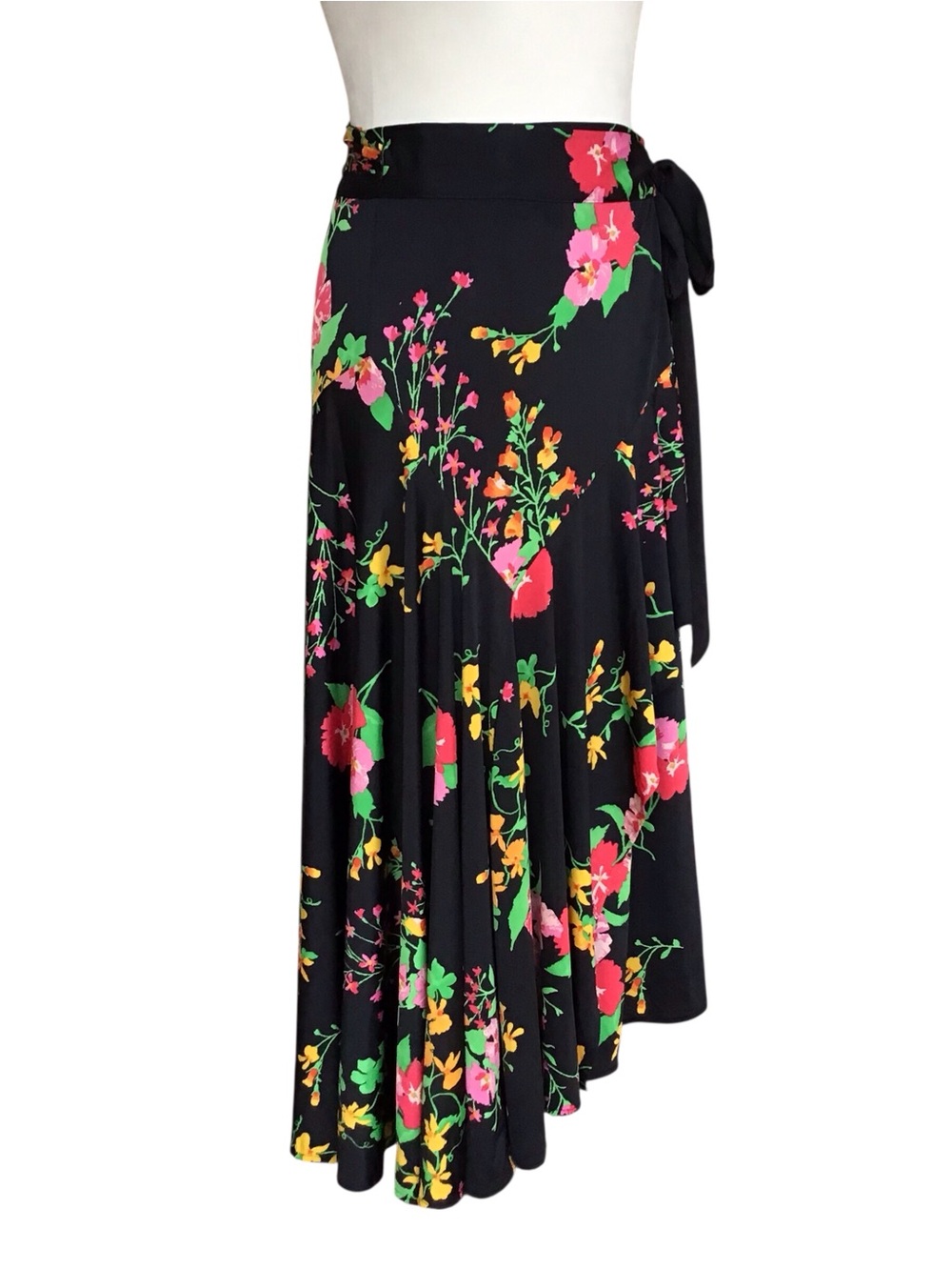 Cabi Floral Drama Skirt in Midnight Flowers
